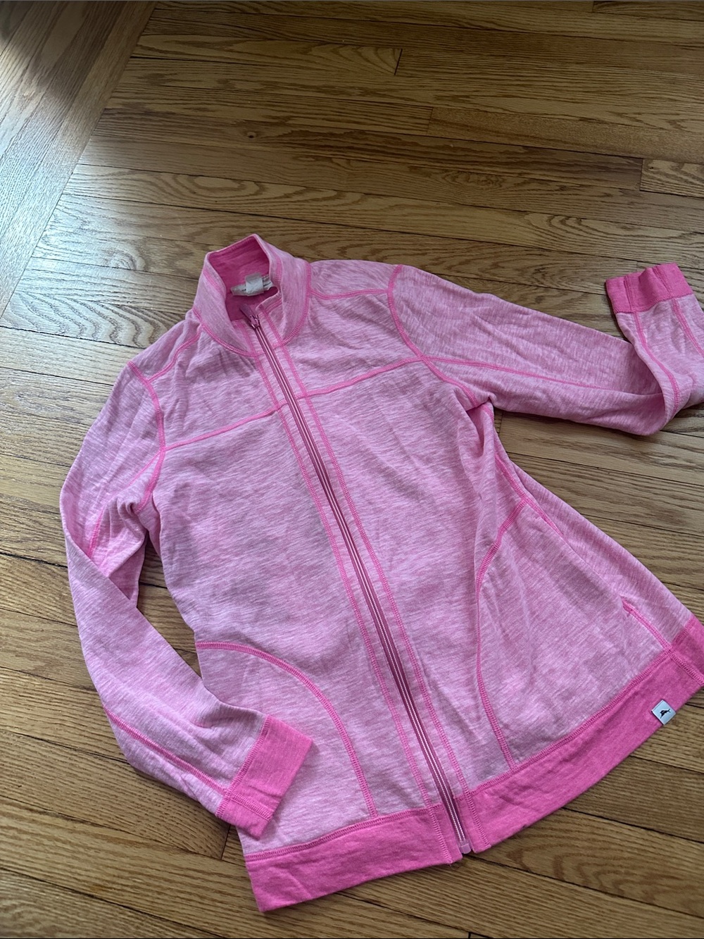 Tommy Bahama Pink Reversible Zip Jacket